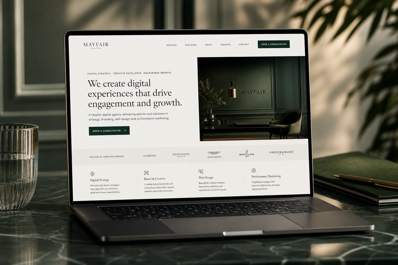 Premium marketing website built for search and conversion